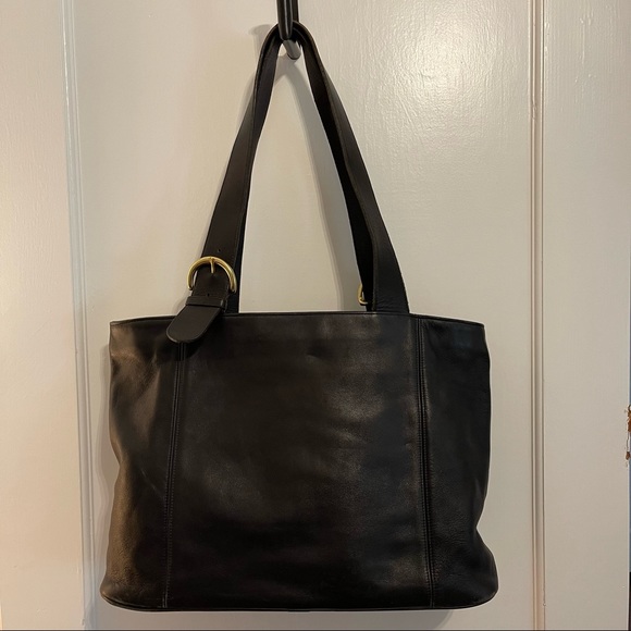 美品 2207 Vintage Coach Totebag Black 美品 2207 Vintage Coach Totebag Black Vintage Coach Leather